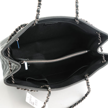 Chanel Grained Calfskin Large Shopping Tote Black 5 of 7