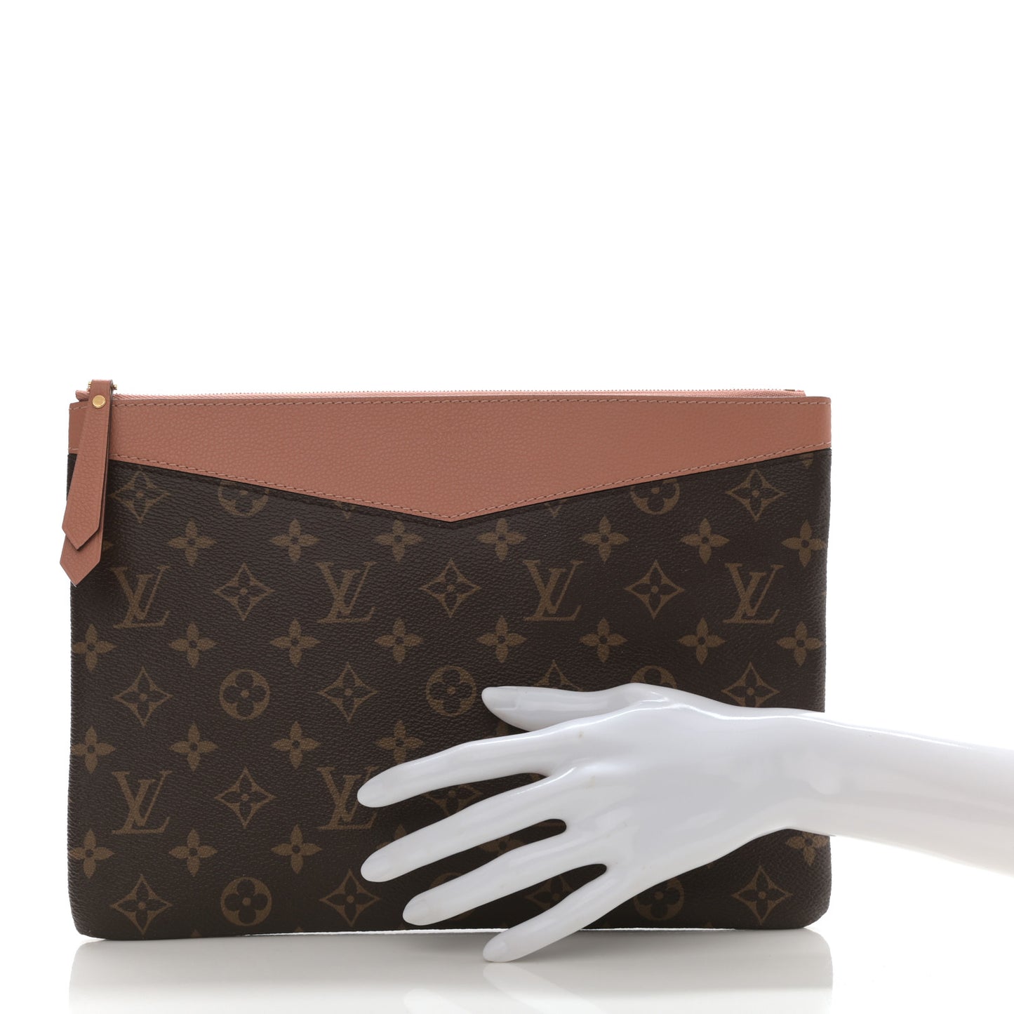 Monogram Daily Pouch Peach