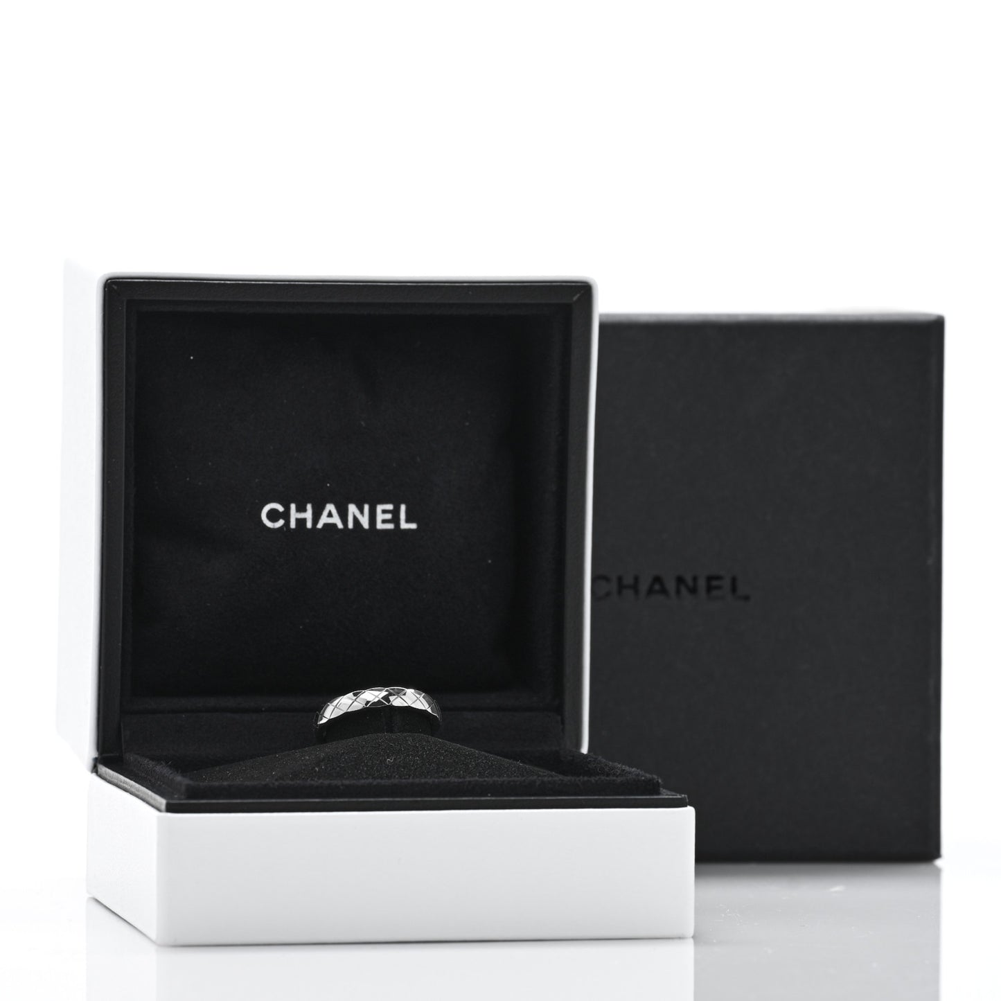 18K White Gold Mini Coco Crush Ring 52 6
