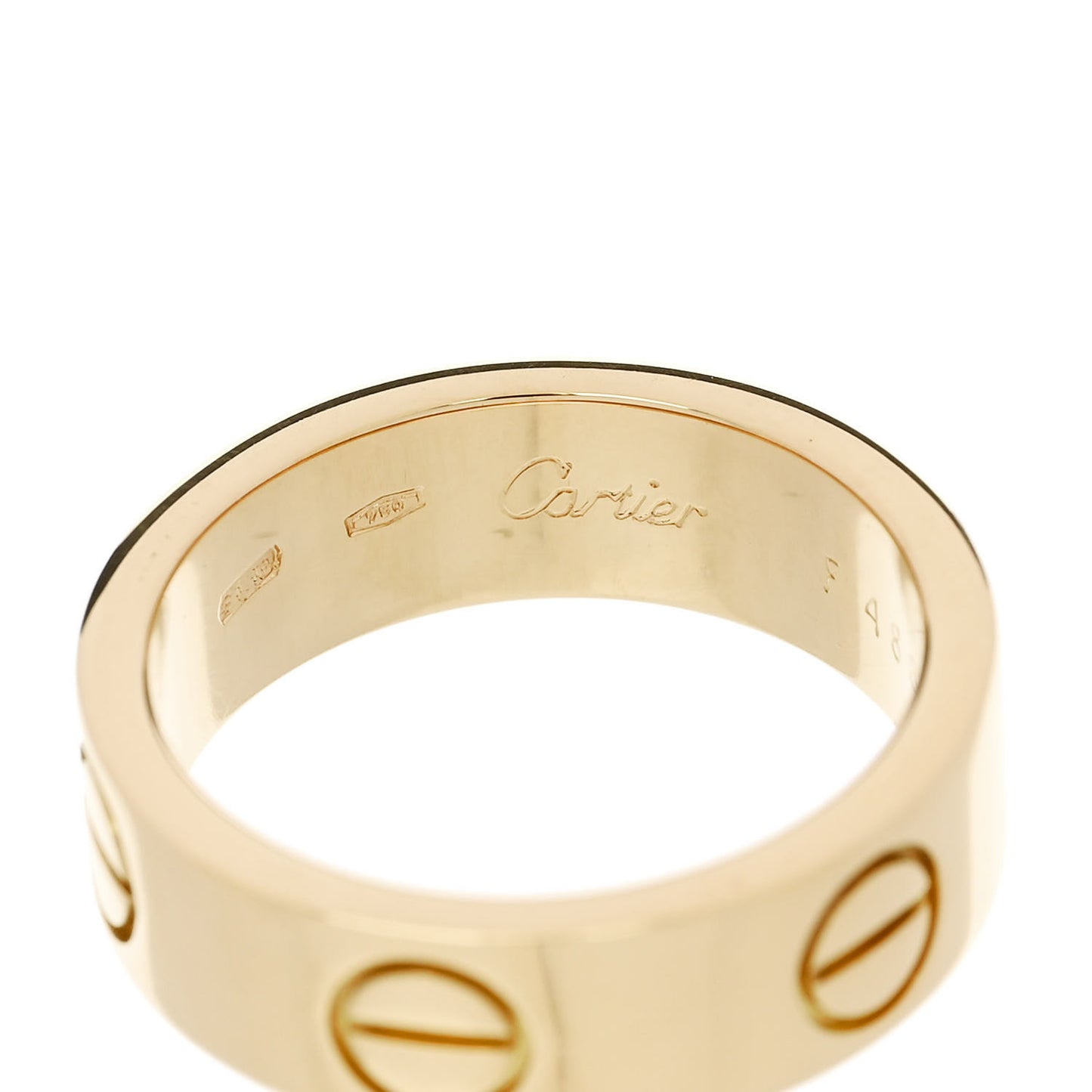 18K Yellow Gold 5.5mm LOVE Ring 47 4