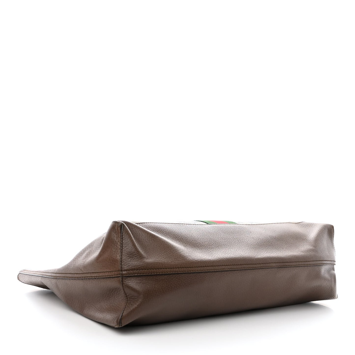 GG Supreme Monogram Web Ophidia Tote Brown