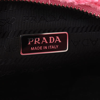 Prada Terry Cloth Mini Re-Edition 2000 Bag Petalo Black 6 of 9
