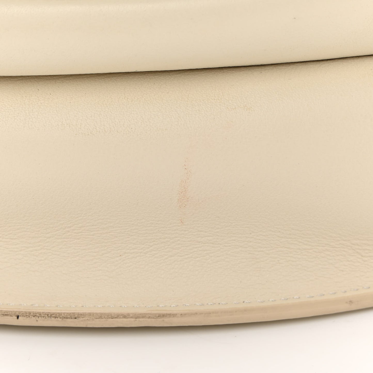 Calfskin Coco Eyelets Small Flap Bag Ivory