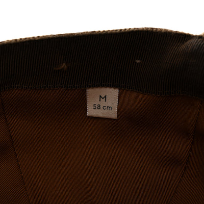 Gucci Monogram Textured Dollar Calfskin Zeno Baseball Hat M Beige 8 of 9