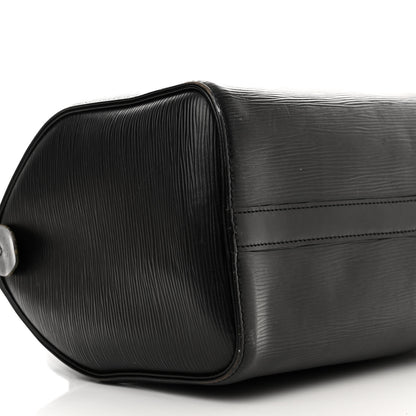 Louis Vuitton Epi Speedy 25 Black 10 of 11