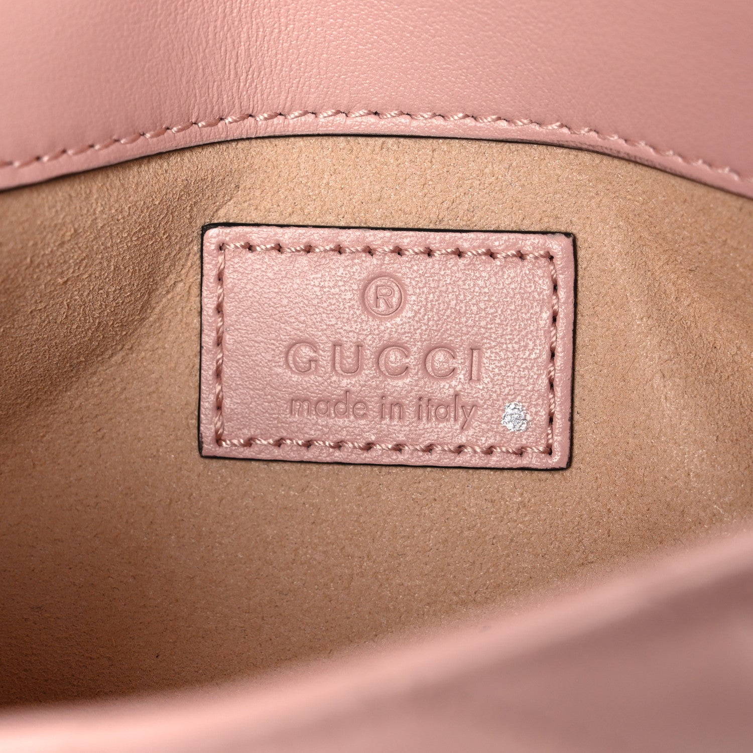 Gucci Calfskin Matelasse Monochrome GG Marmont Chain Belt Bag Perfect Pink 6 of 10