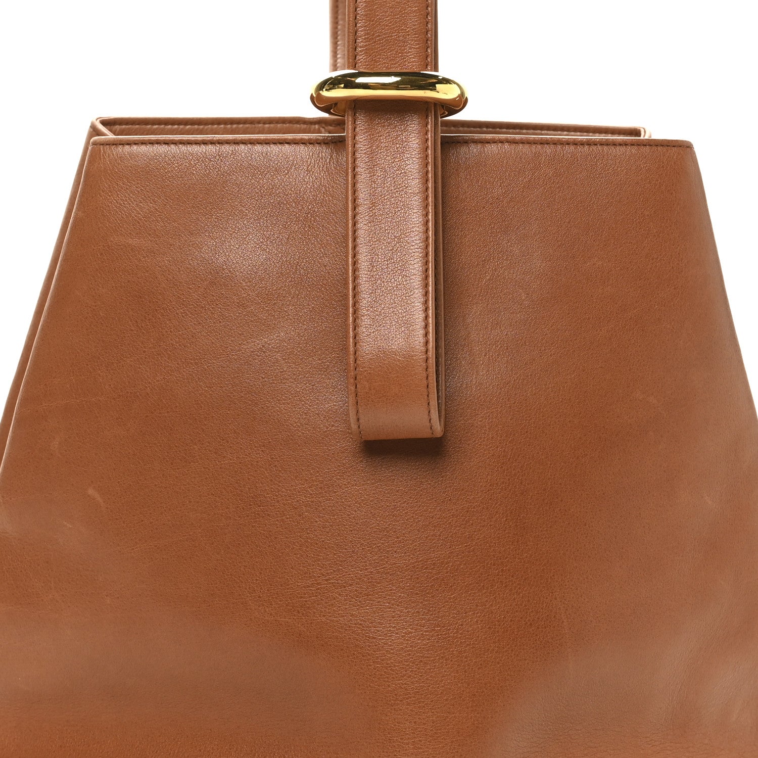 Chanel Calfskin CC Bucket Shoulder Bag Brown 6 of 8