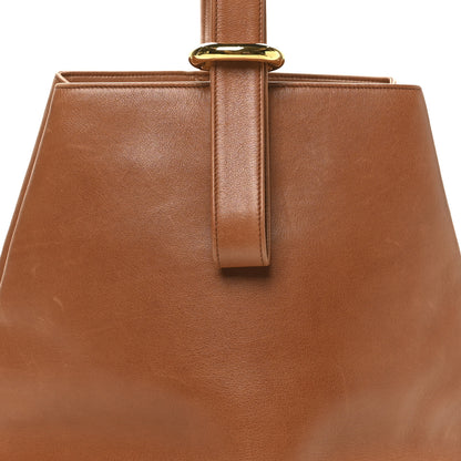 Chanel Calfskin CC Bucket Shoulder Bag Brown 6 of 8