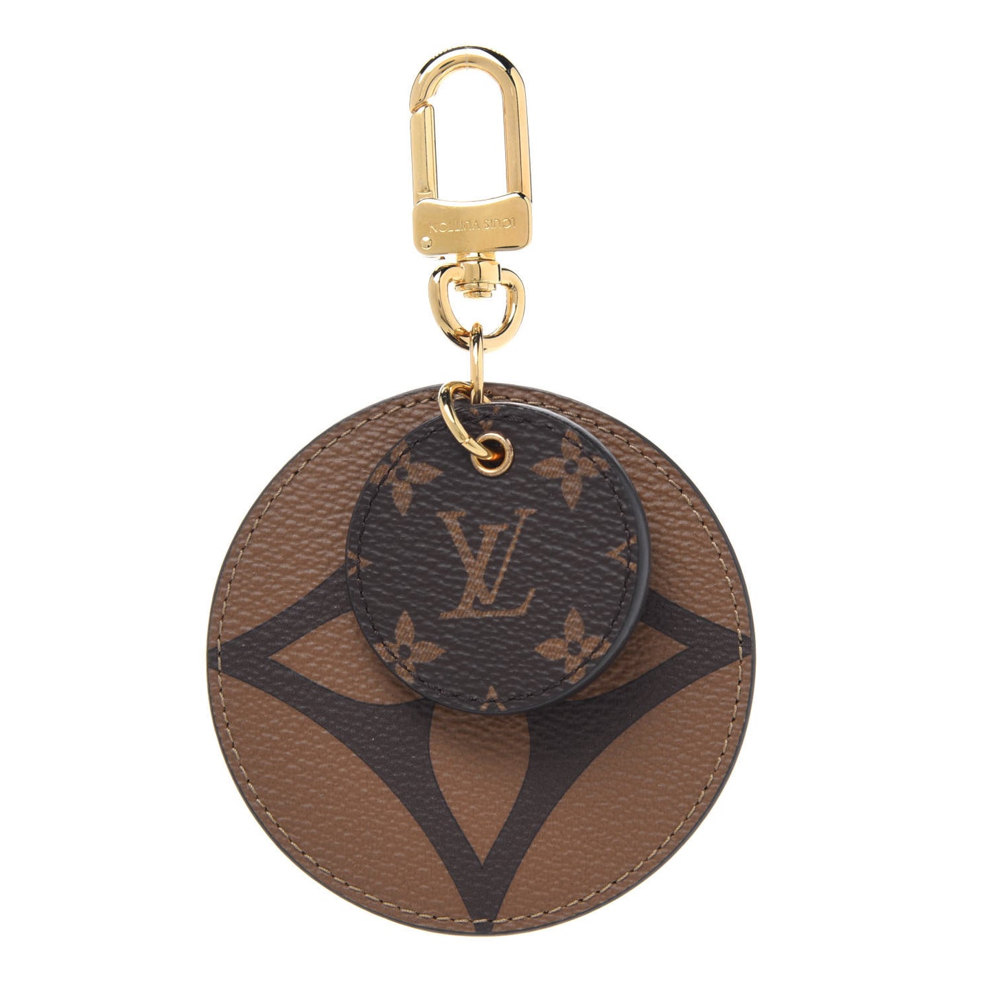 Monogram Reverse Key Holder Bag Charm