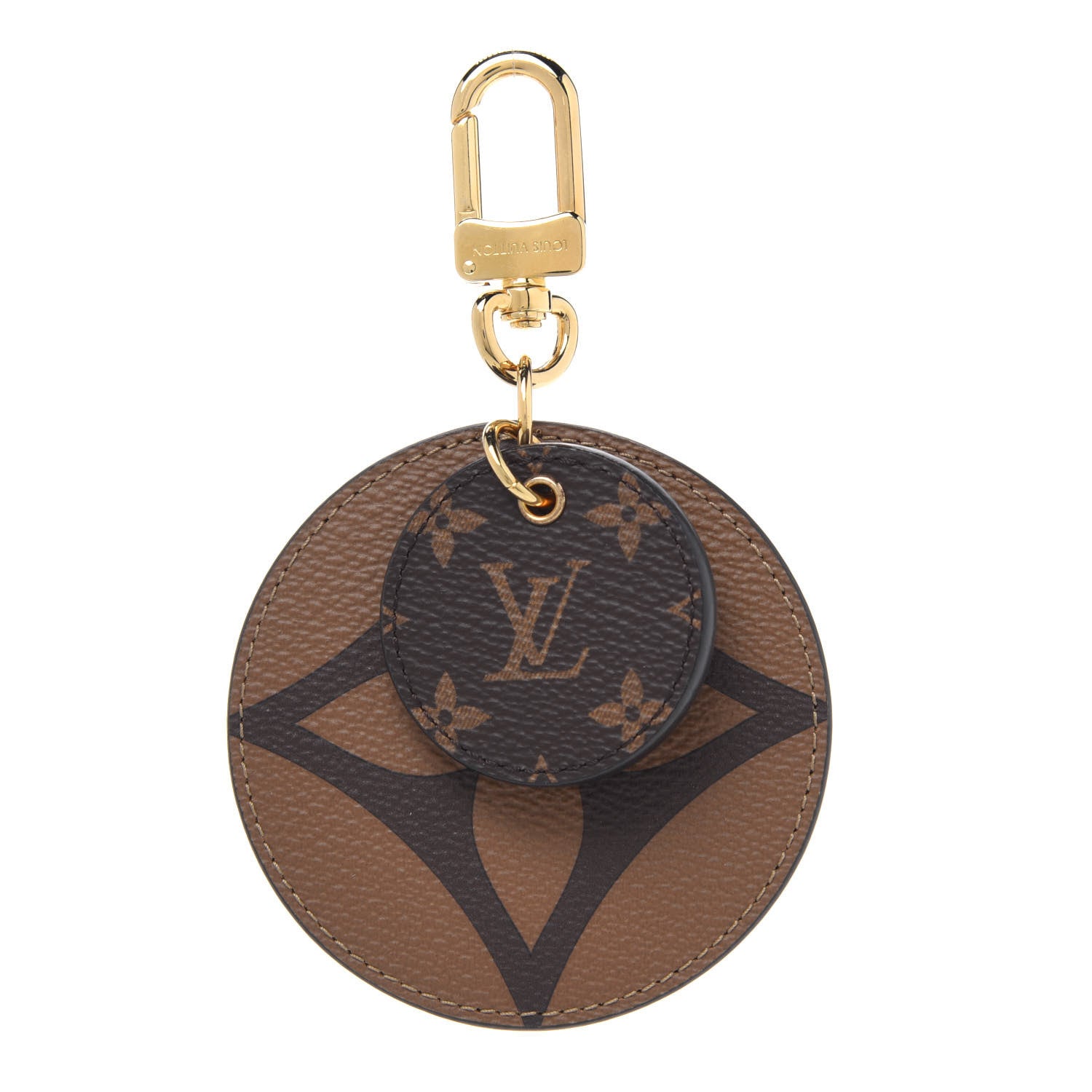 Louis Vuitton Monogram Reverse Key Holder Bag Charm 1 of 2