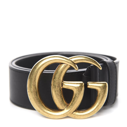 Gucci Calfskin Double G 40mm Belt 70 28 Black 1 of 6