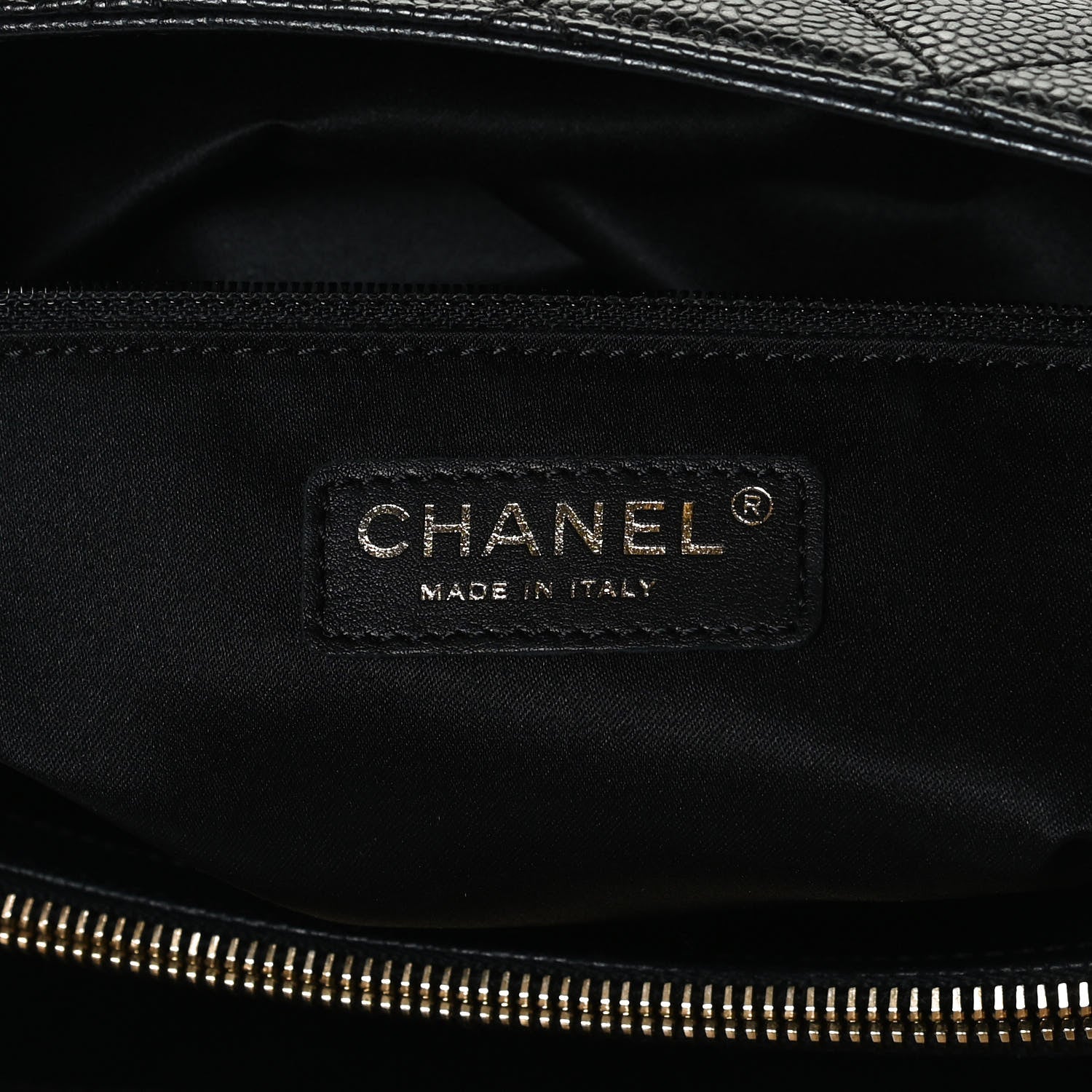 Chanel Caviar Quilted Grand Shopping Tote GST Black 6 of 18
