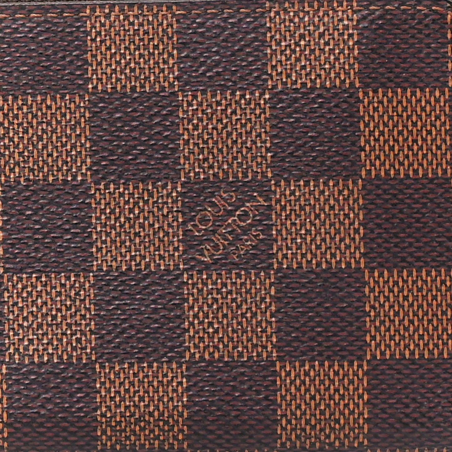 Damier Ebene Clemence Wallet Cherry