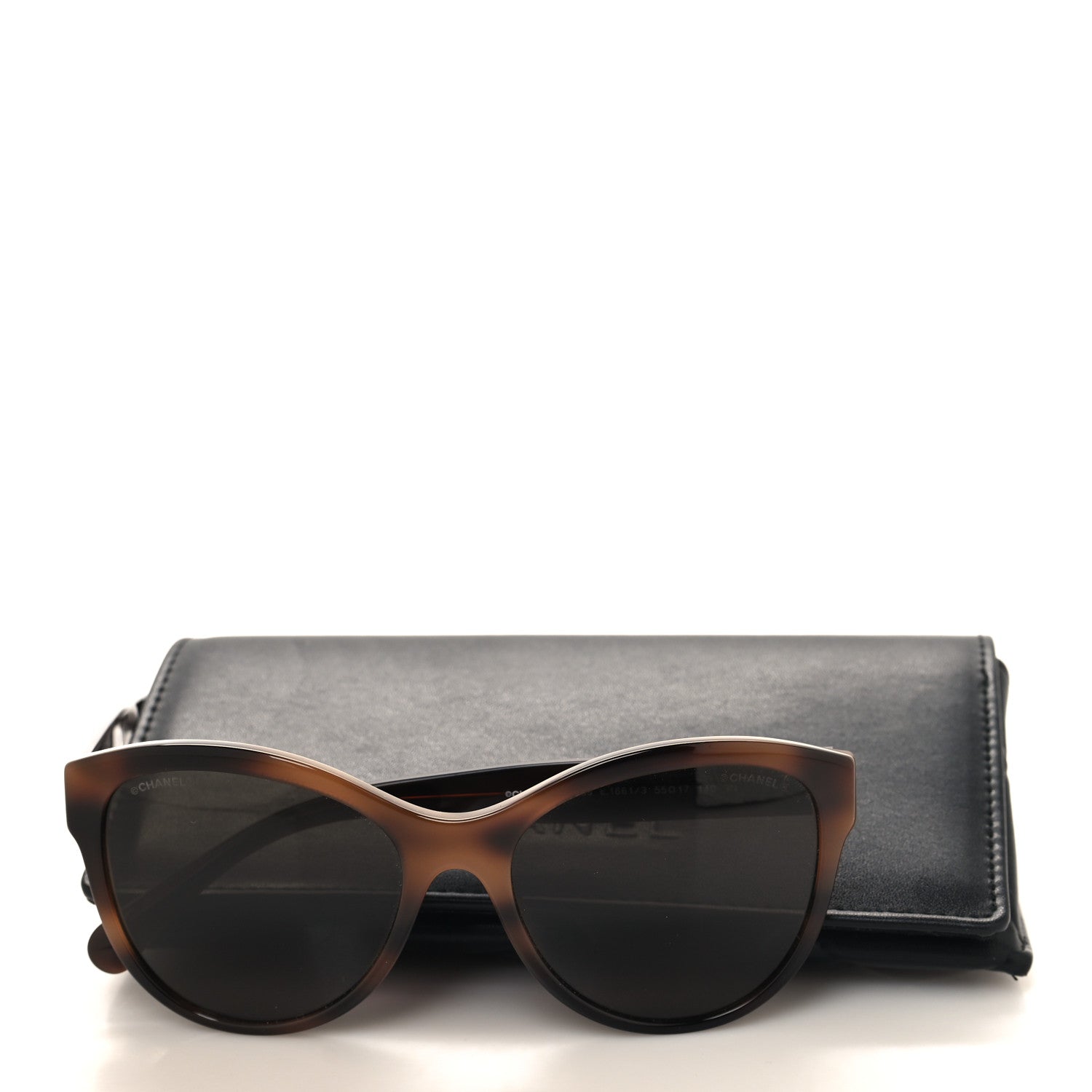 Chanel Acetate Pantos Logo Sunglasses 5458 Tortoise Brown 8 of 8