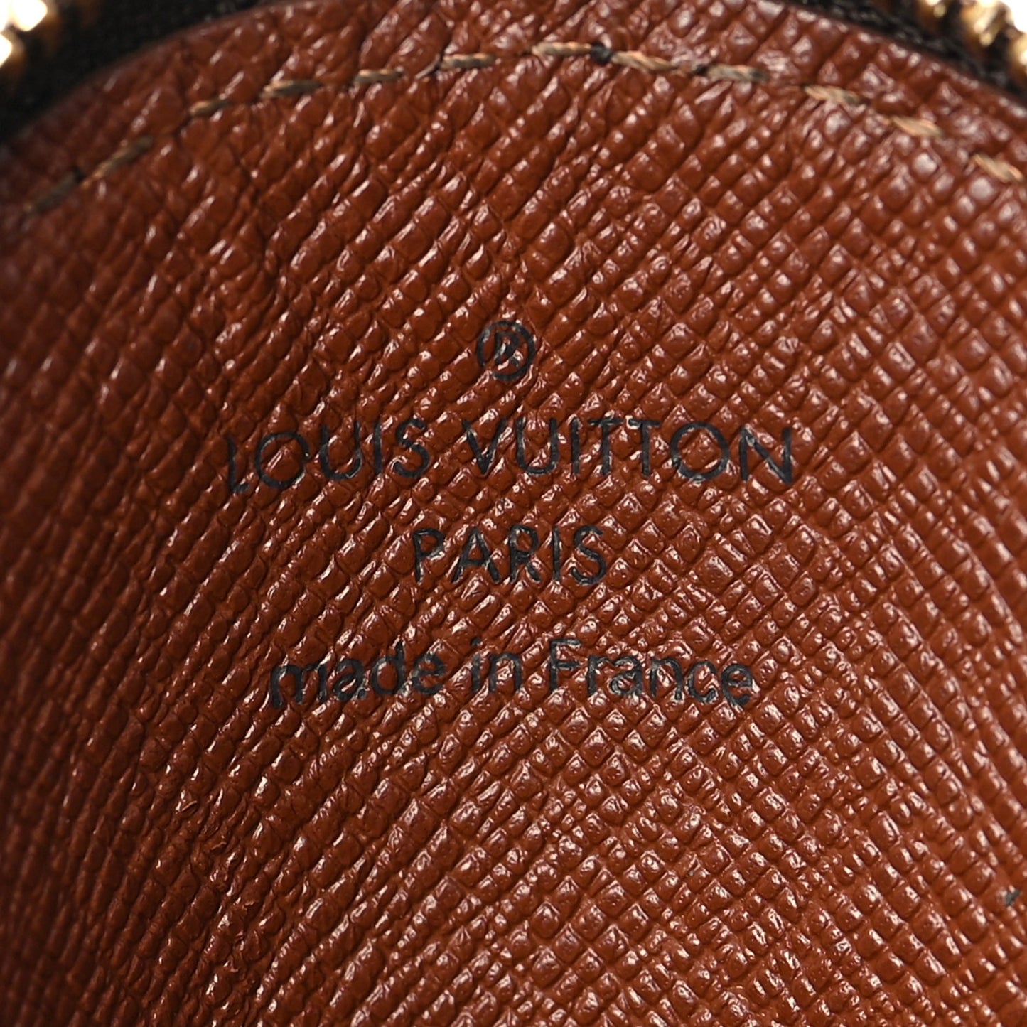 Monogram Round Coin Purse