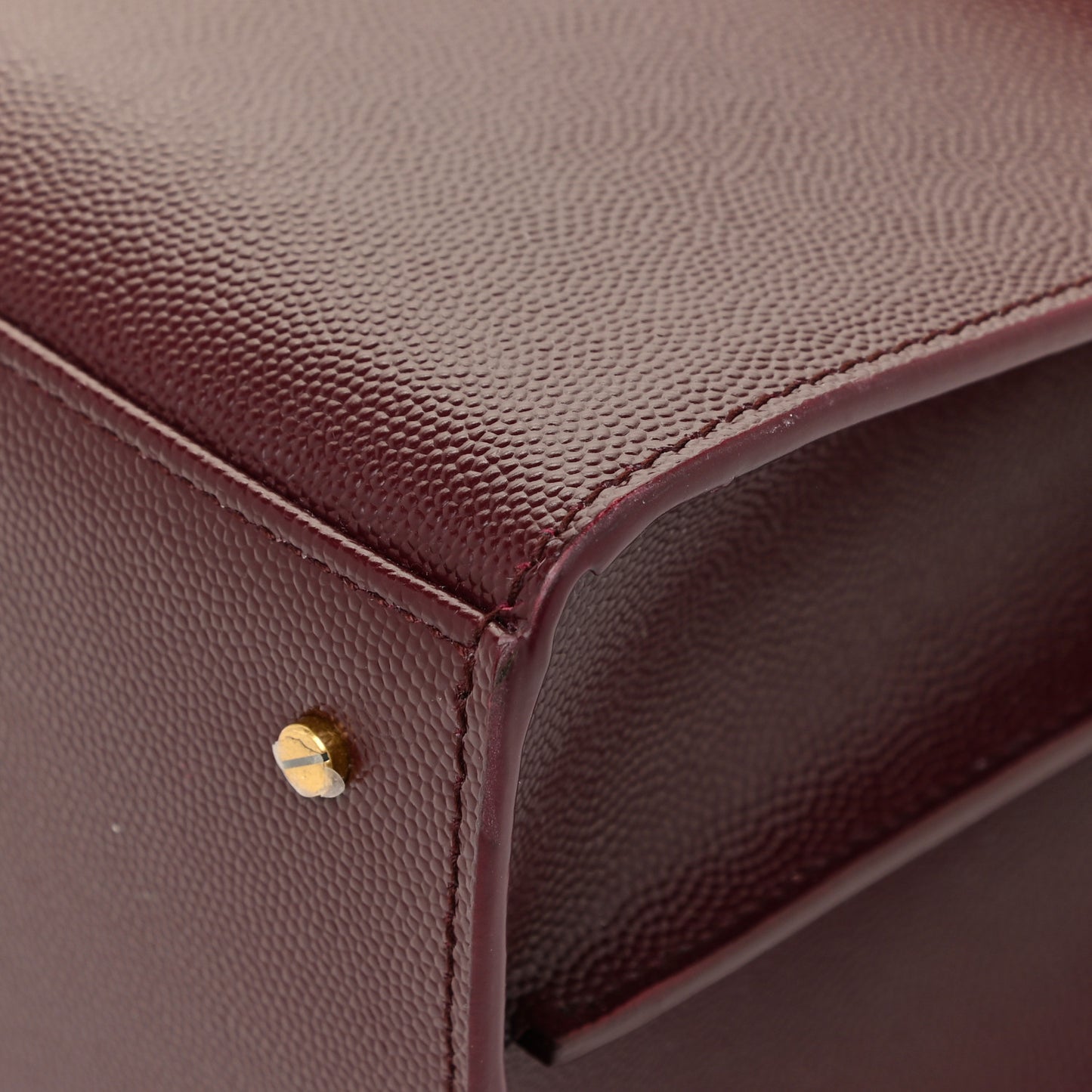 Grain de Poudre Medium Classic Monogram Cassandra Top Handle Rouge Legion