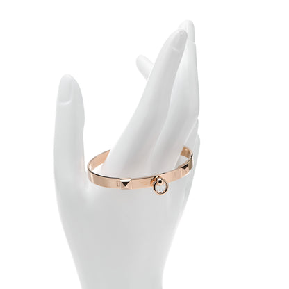 Hermes 18K Rose Gold PM Collier De Chien Bracelet SH 2 of 5