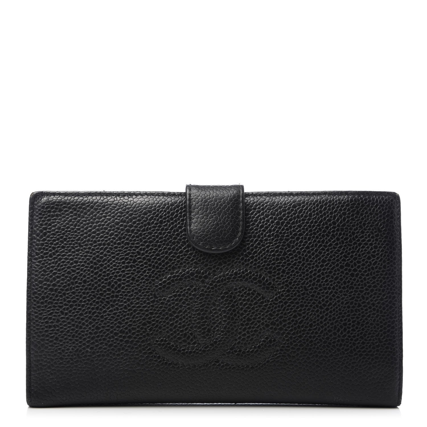 Chanel Caviar Timeless CC French Wallet Black 1 of 12