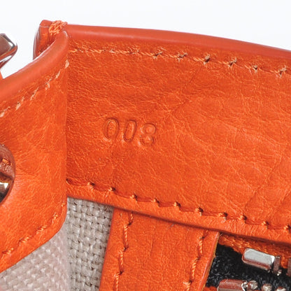 Proenza Schouler Textured Leather PS11 Wristlet Clutch Orange 7 of 8