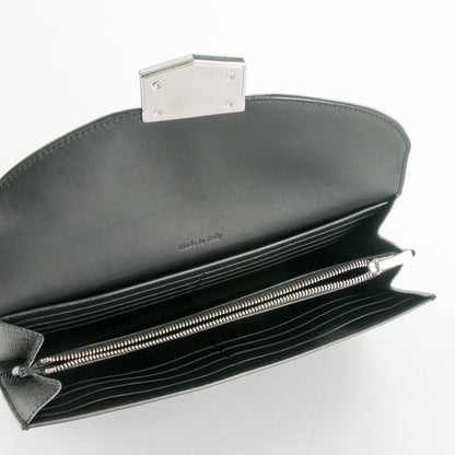 Celine Grained Calfskin Large Trotteur Multifunction Flap Wallet Black 5 of 8