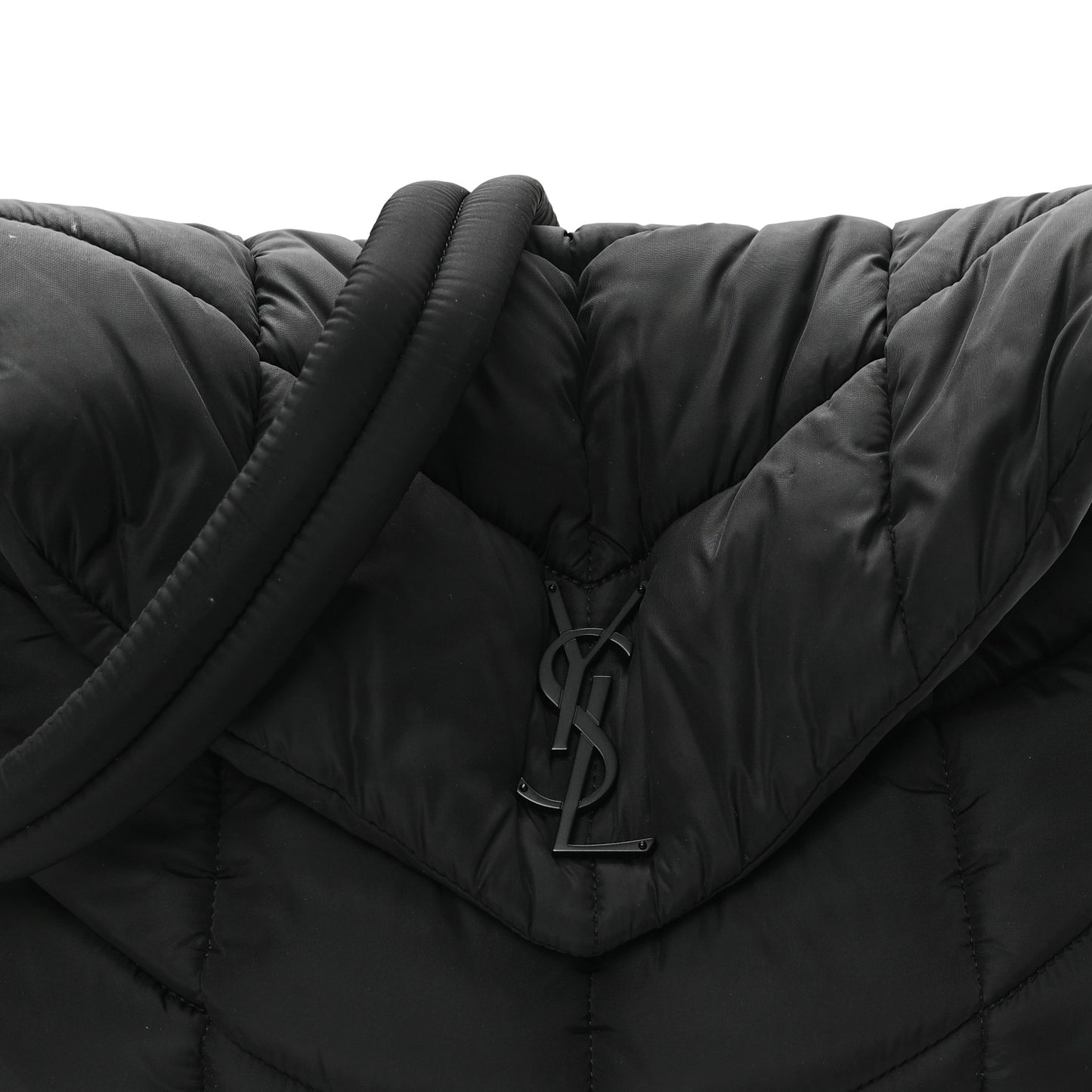 Econyl Nylon Lou Puffer Messenger Black