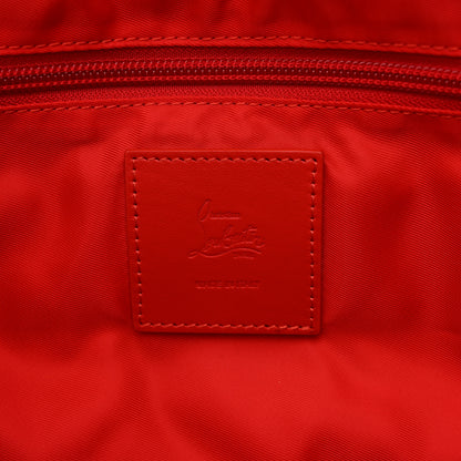 Christian Louboutin Nylon Padded Gloss Large Cabamoon Tote Red 6 of 9