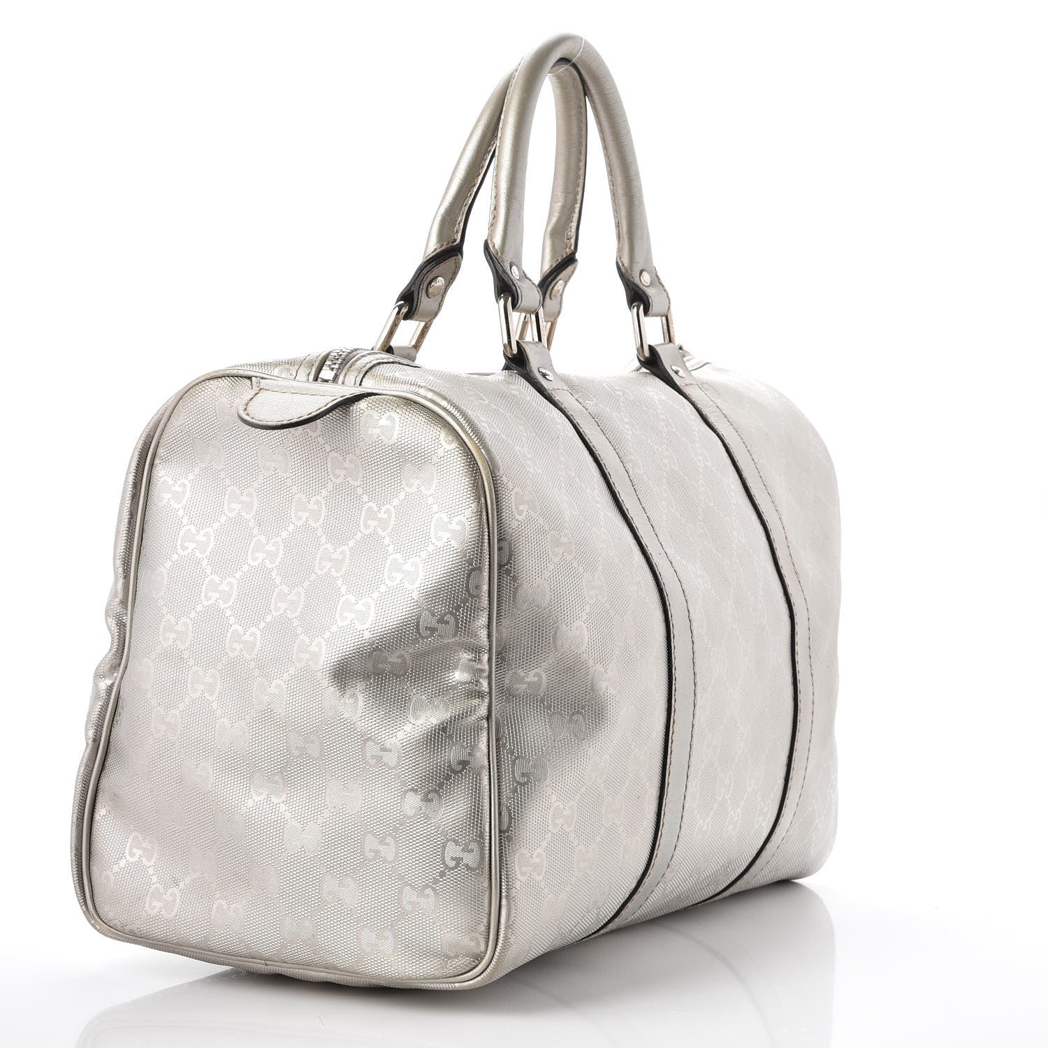 Gucci Imprime Monogram Medium Joy Boston Silver 3 of 11