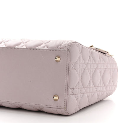 Christian Dior Lambskin Cannage Medium Lady Dior Light Pink 10 of 11