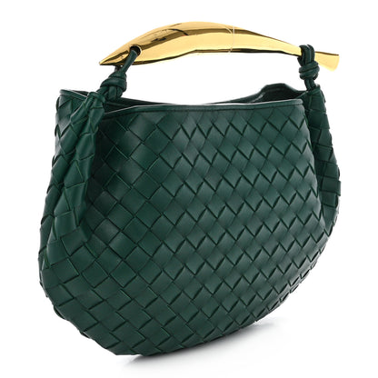 Bottega Veneta Nappa Intrecciato Sardine Bag Emerald Green 3 of 14