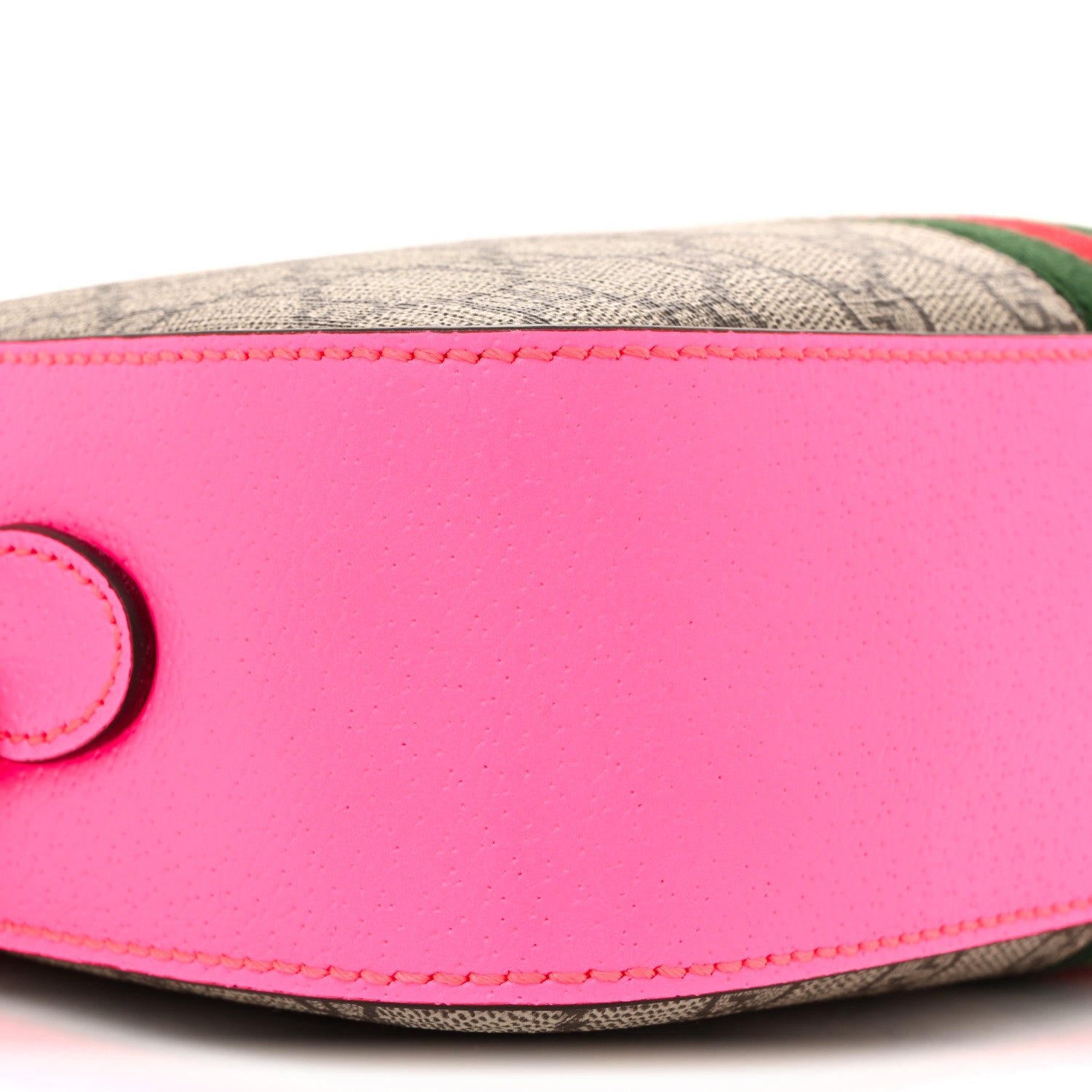 Gucci GG Supreme Monogram Textured Dollar Calfskin Web Ophidia