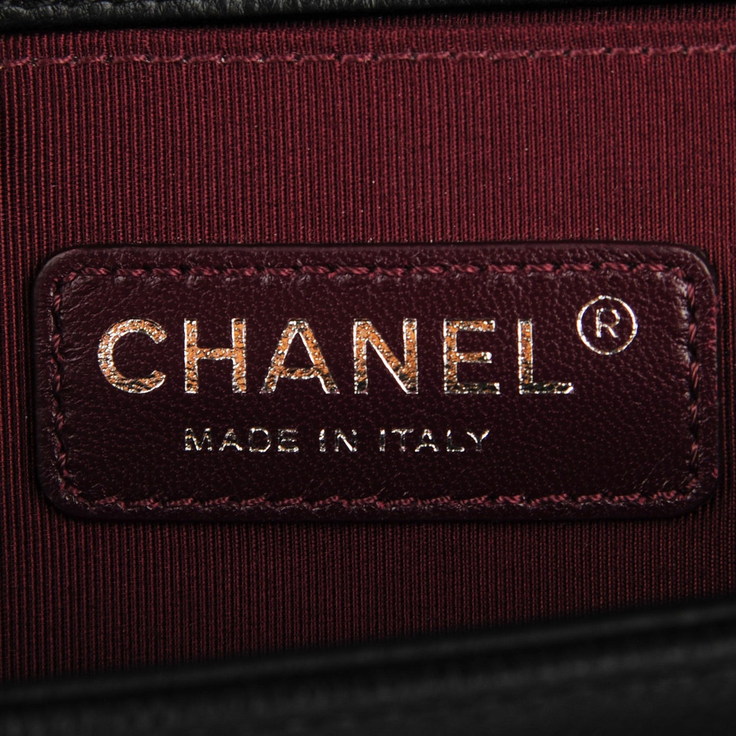 Calfskin Double Stitch Medium Boy Flap Black