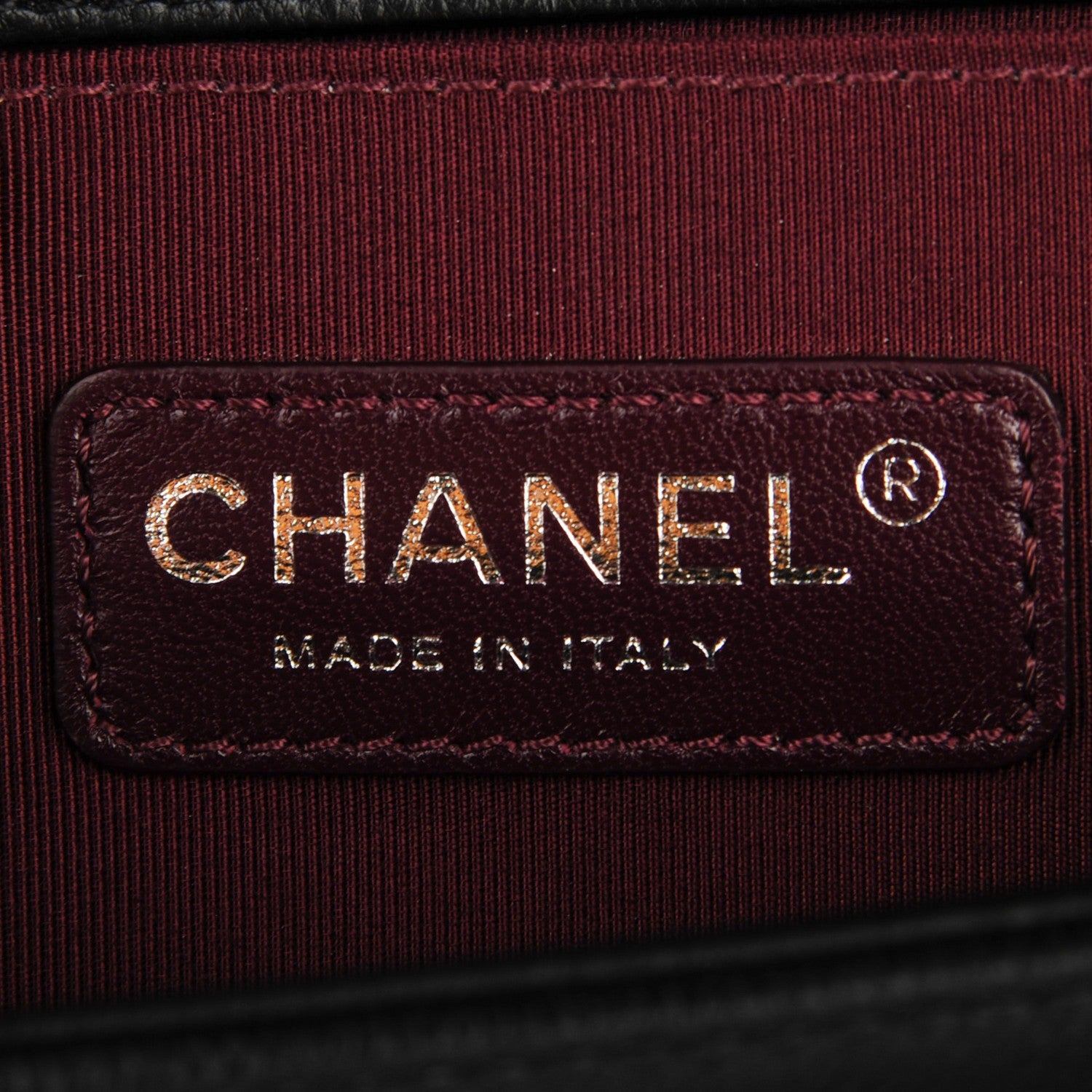 Chanel Calfskin Double Stitch Medium Boy Flap Black 6 of 8