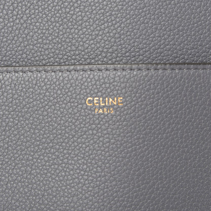 Celine Soft Grained Calfskin Sangle Bucket Bag Grey 7 of 11