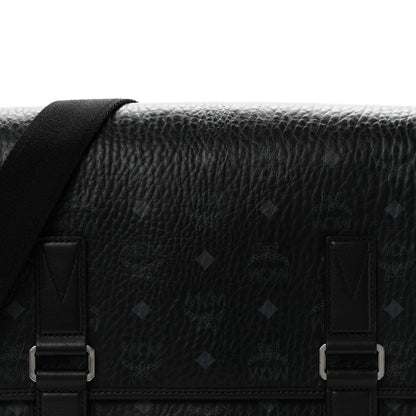 MCM Visetos Medium Aren Messenger Bag Black 8 of 10
