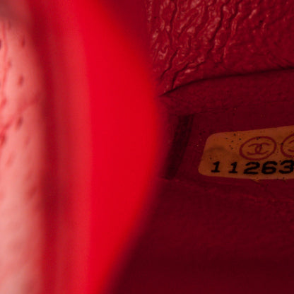 Chanel Lambskin Perforated Medium Double Flap Red 7 of 7