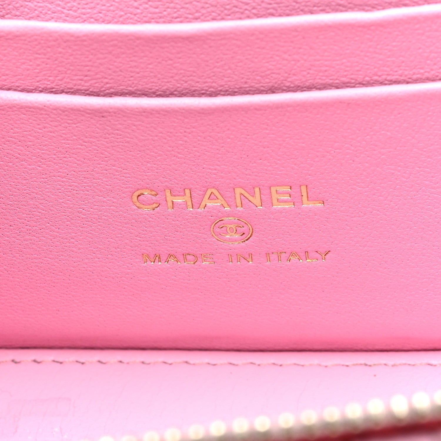 Chanel Caviar Quilted Sweetheart Vanity Case Pink 6 of 11