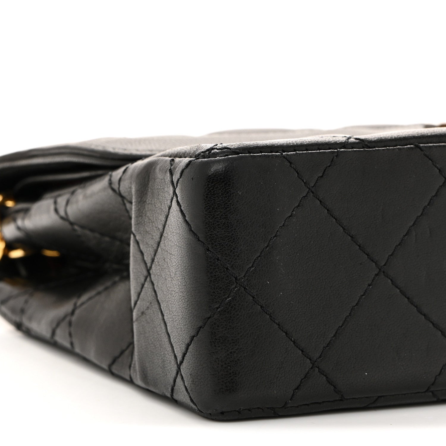 Chanel Lambskin Quilted Small Double Flap Black 10 of 16