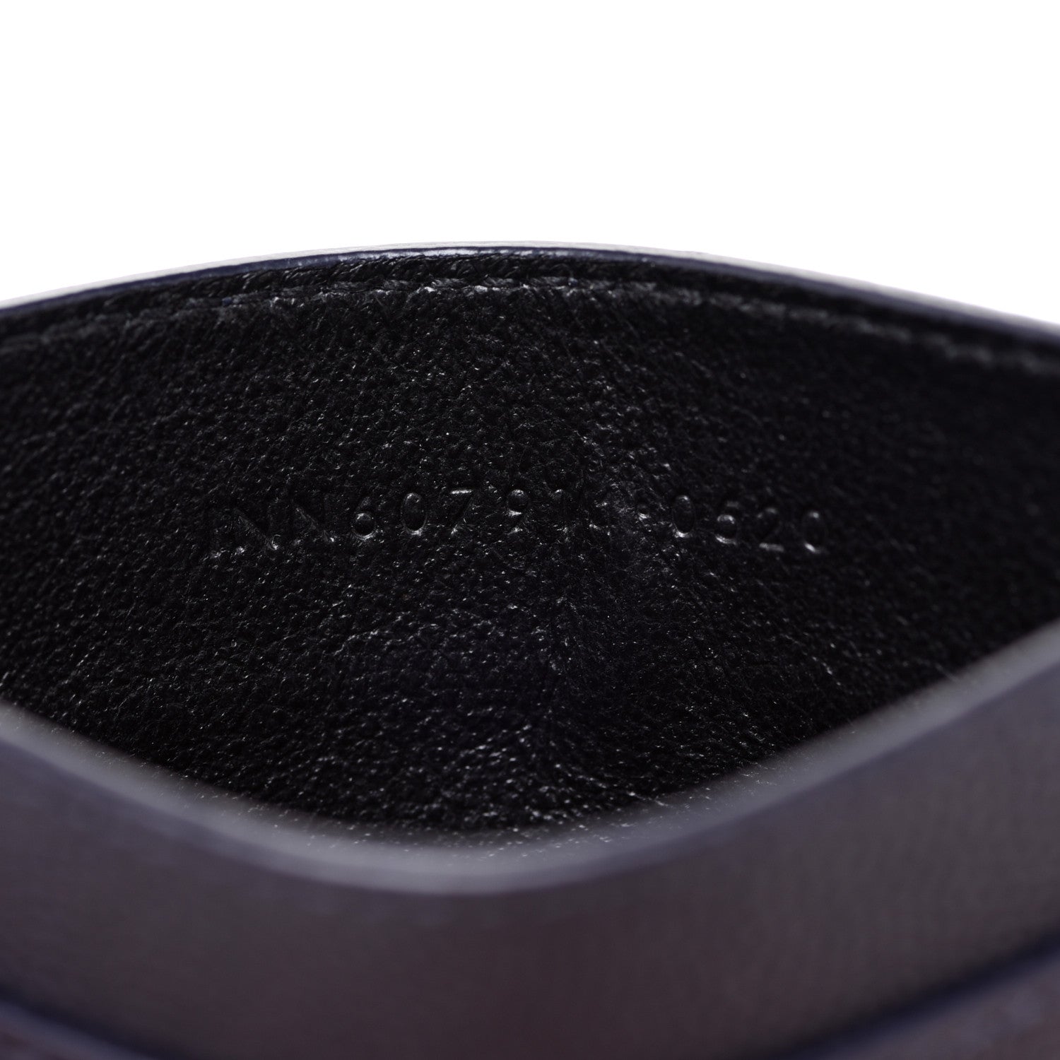 Saint Laurent Grained Calfskin 5 Fragments Credit Card Holder Blue Notte 7 of 8