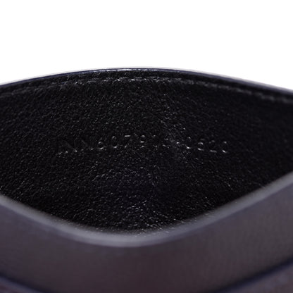 Saint Laurent Grained Calfskin 5 Fragments Credit Card Holder Blue Notte 7 of 8