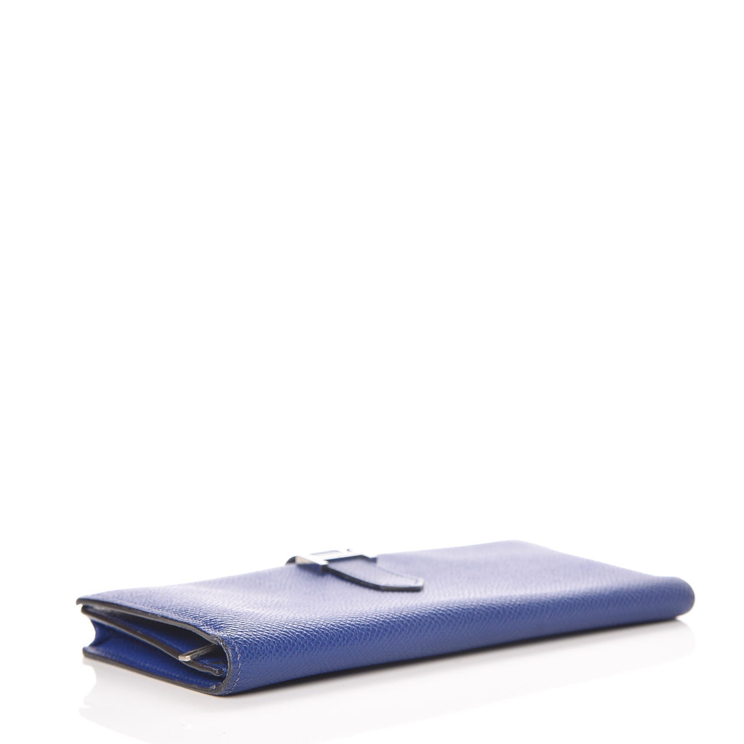Hermes Epsom Bearn Gusset Wallet Bleu Electrique 4 of 9