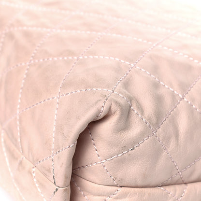 Chanel Iridescent Calfskin Quilted Coco Daily Hobo Rose Clair 8 of 10