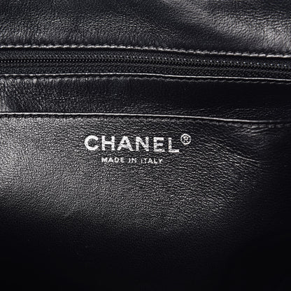 Chanel Calfskin Diagonal Ligne Flap Black 6 of 14