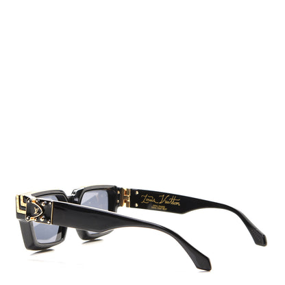Louis Vuitton Acetate 1.1 Millionaires Sunglasses Z1165W Black 5 of 8