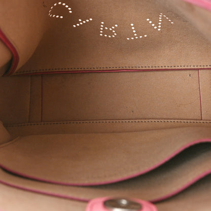 Stella McCartney Eco Alter Nappa Perforated Logo Mini Crossbody Pink 5 of 9