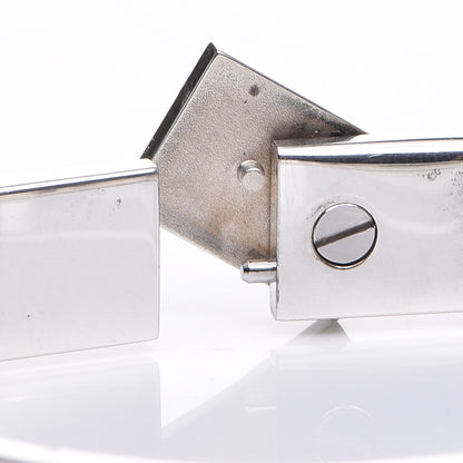 Hermes Sterling Silver Enamel Narrow Loquet Bracelet 8 of 10