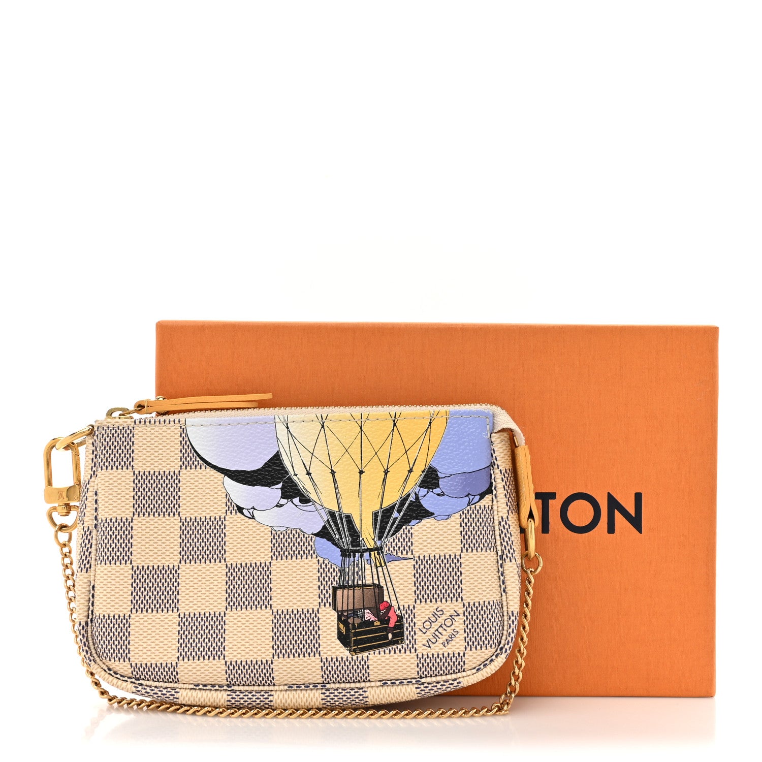 Louis Vuitton Damier Azur Illustre Mini Pochette Accessories 13 of 13