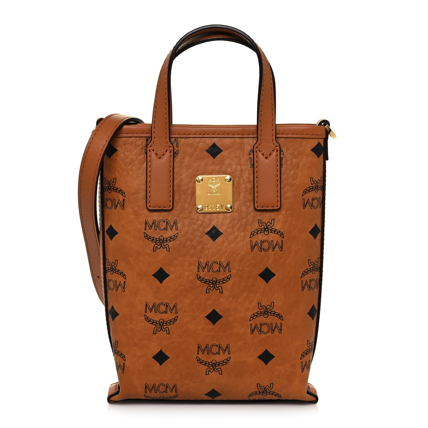 Visetos Essential Crossbody Bag Cognac