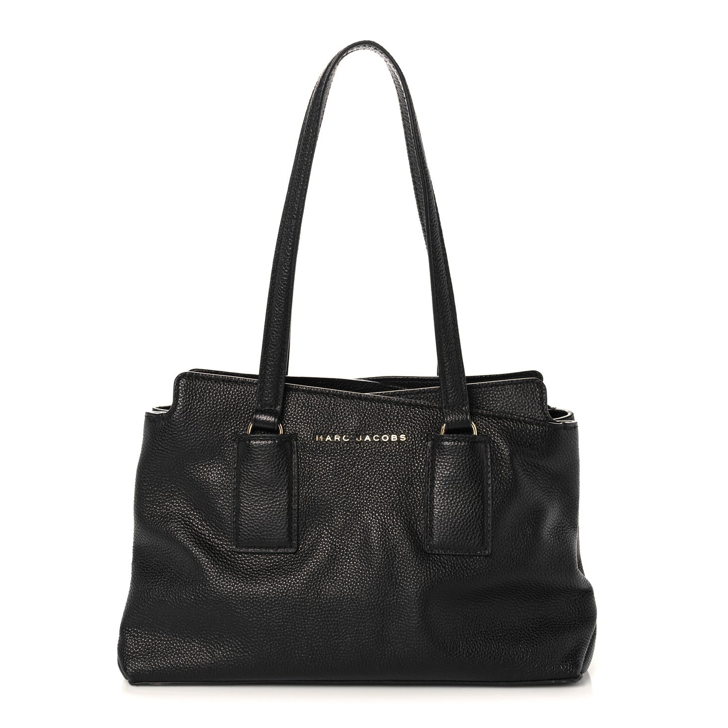 Pebbled Calfskin Tote Black