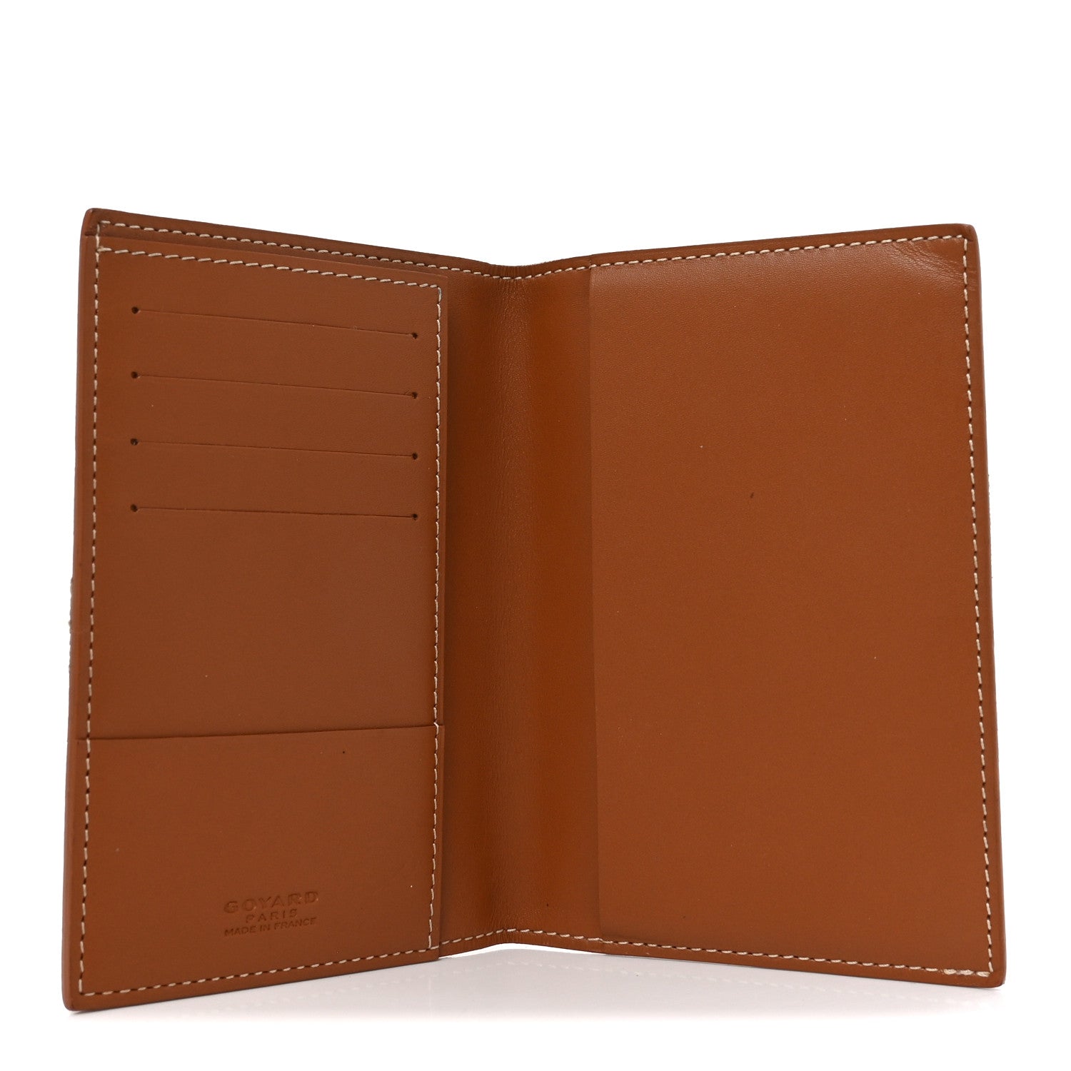 Goyard Goyardine Grenelle Passport Wallet Black Gold 5 of 6