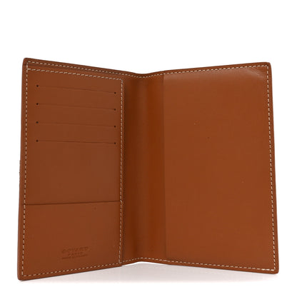 Goyard Goyardine Grenelle Passport Wallet Black Gold 5 of 6
